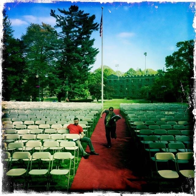 Graduation setup